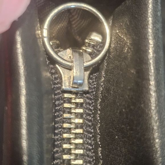 EUC Mini Coach Black Leather Shoulder Bag - Picture 5 of 10